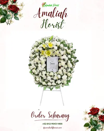 Krans Bunga Duka Cita di Begawat
